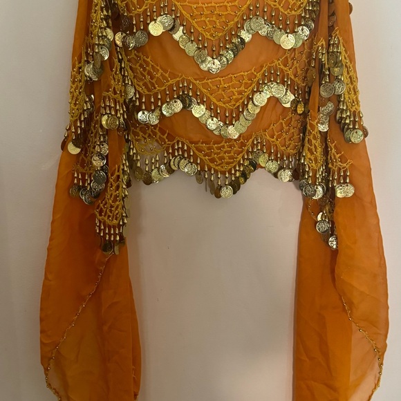 Accessories - Belly Dance coin hip Scarf